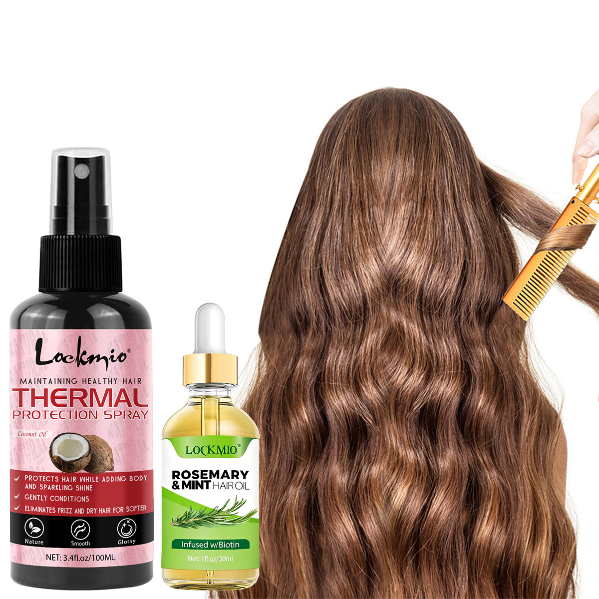 Hair Care Heat Protectant - Теплозащитный спрей, глубоко питательный кондиционер, масло