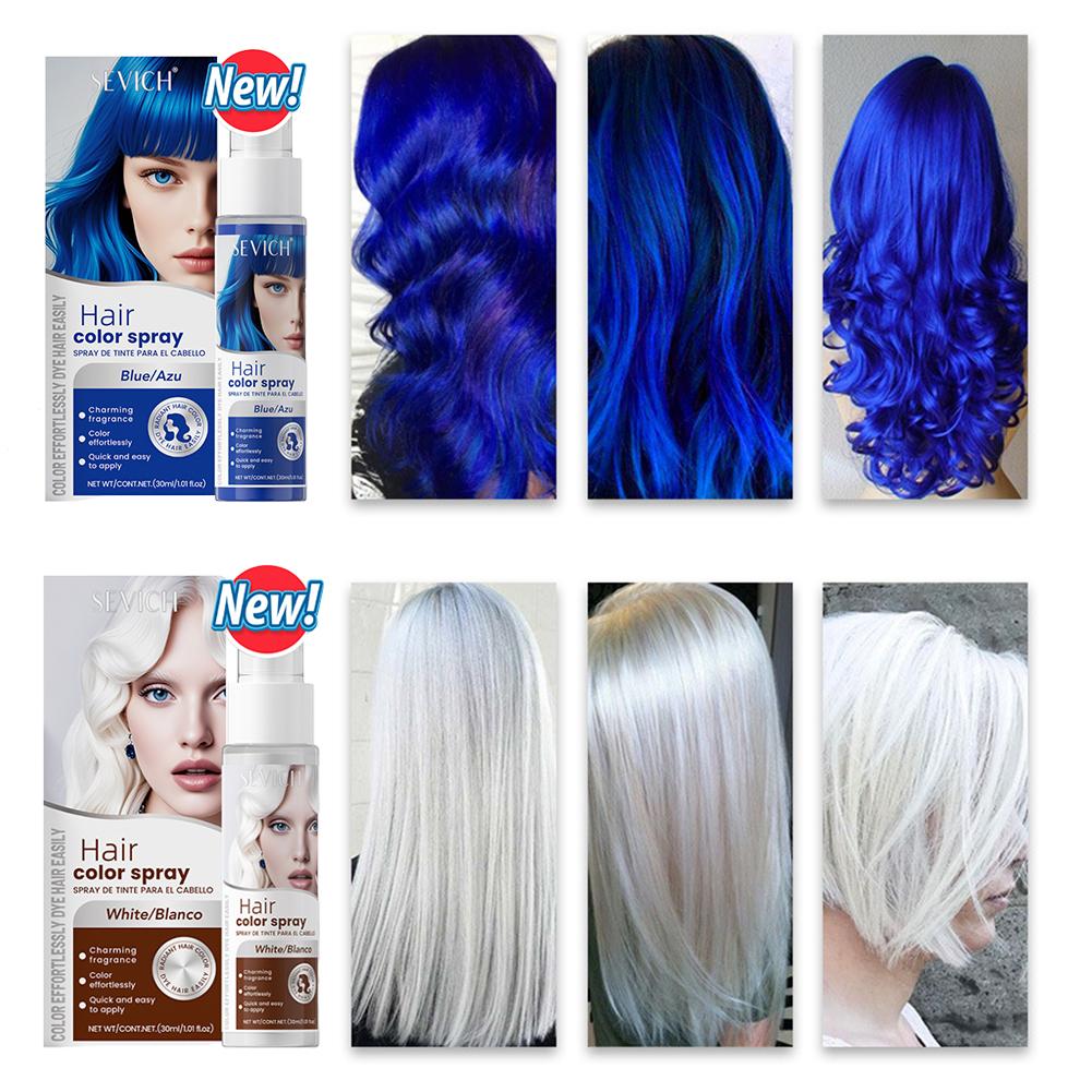 Purple Toning Shampoo - 8-цветный спрей для волос, одноразовая краска