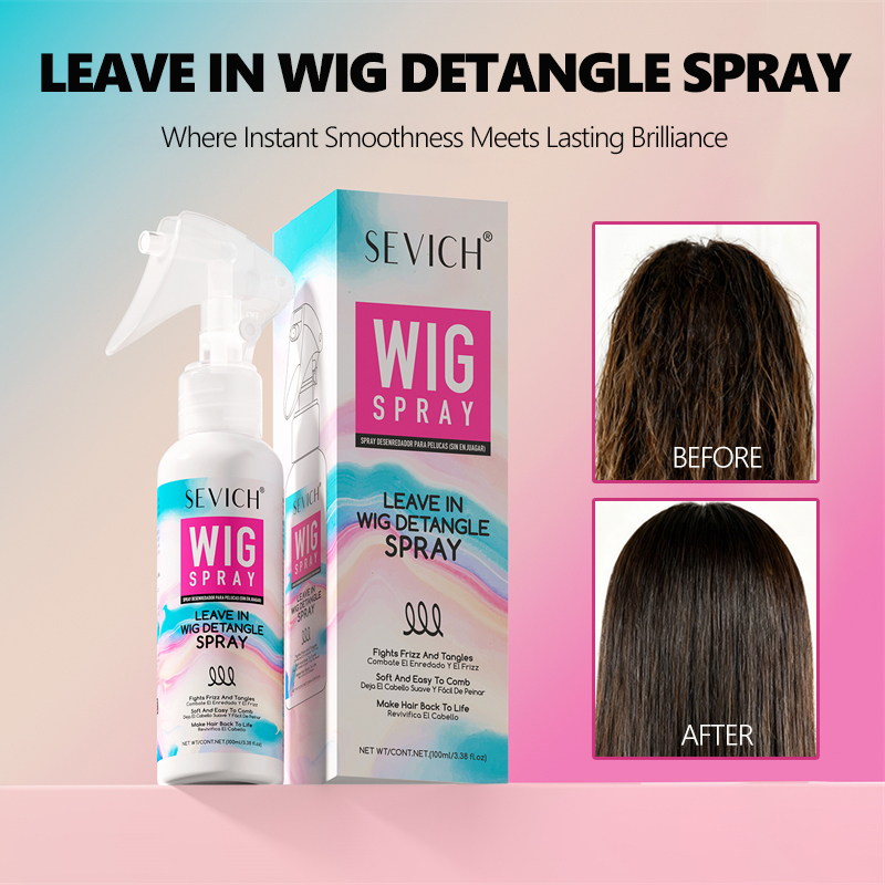 Hair Care Heat Protectant - Несмываемый спрей для парика, средство для