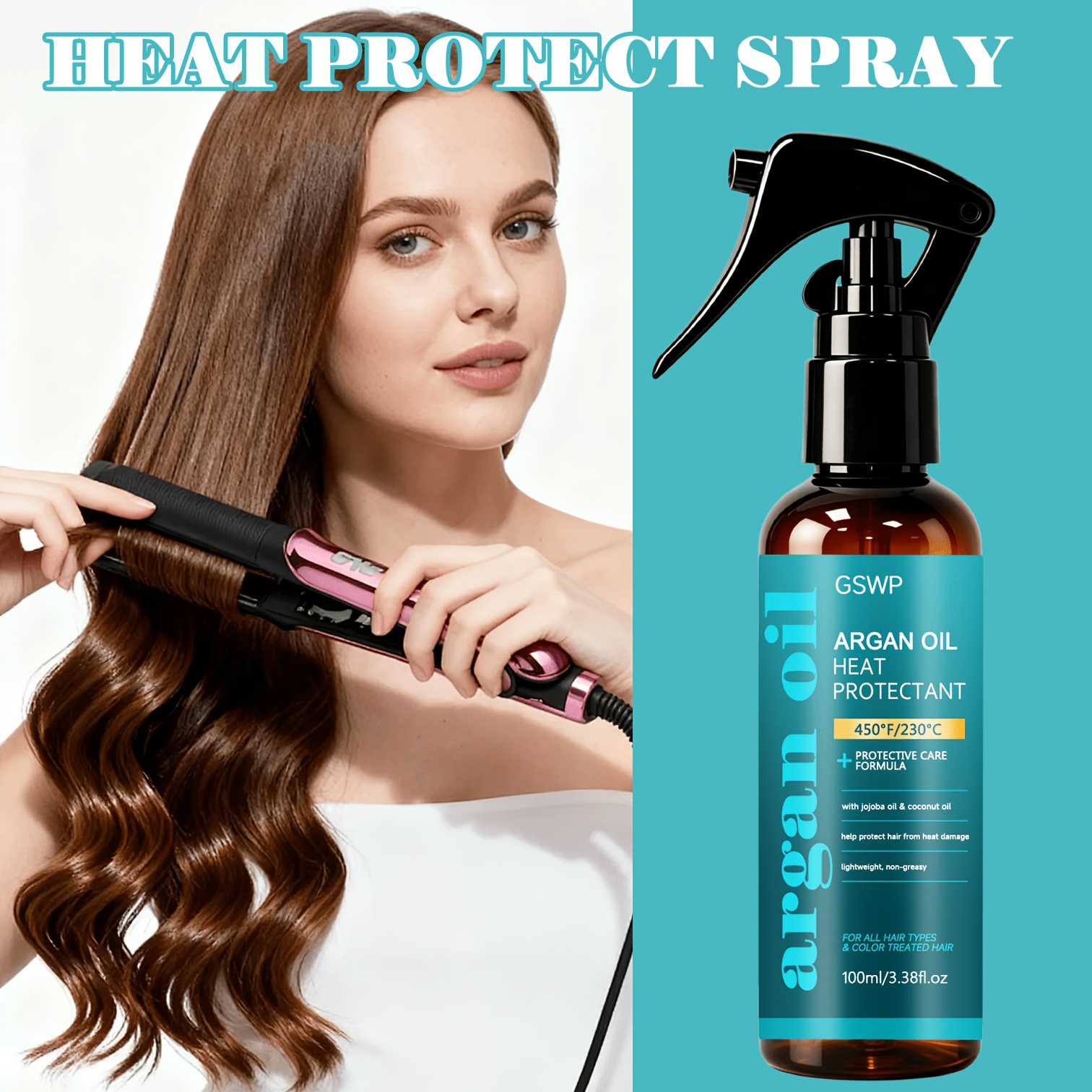 Heat Protectant Spray - Защитный спрей с аргановым маслом GSWP,