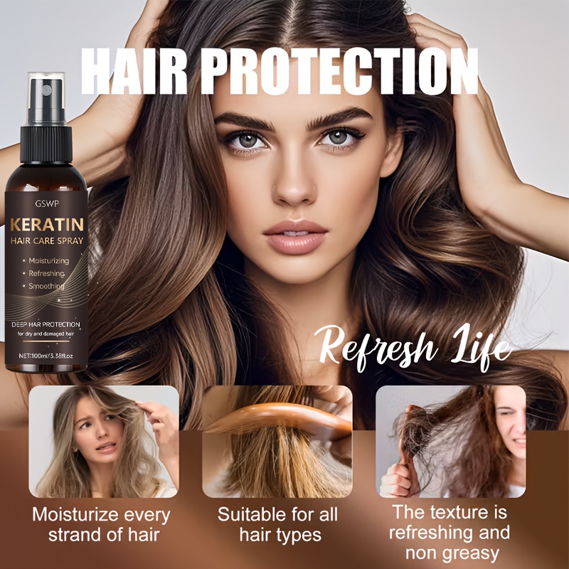 Спрей для ухода за волосами GS – обзор и цена Heat Protectant Spray