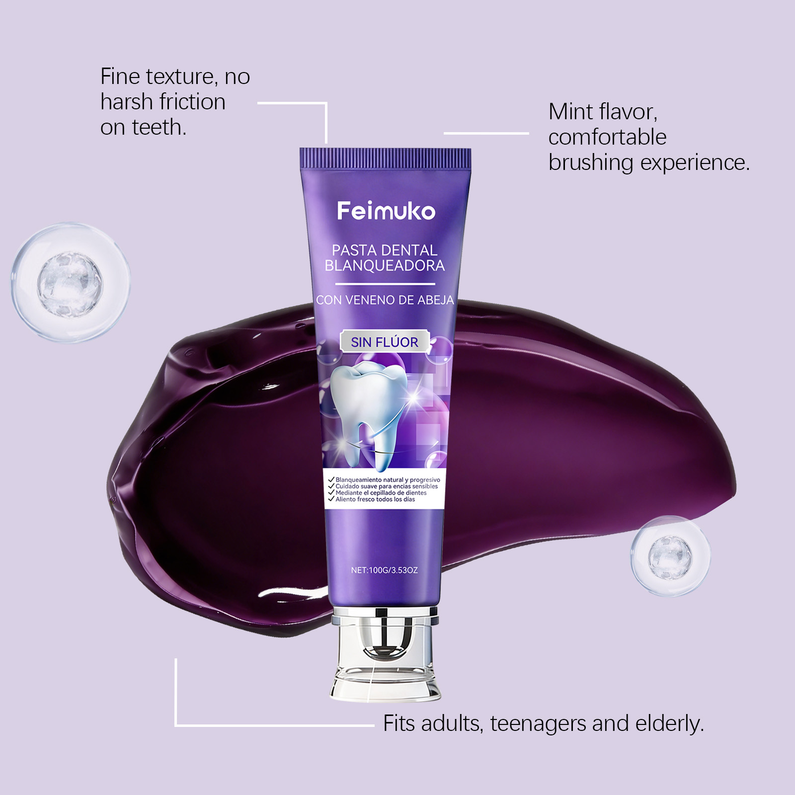 Зубная паста с пчелиным ядом и – обзор и цена Purple Toning Shampoo