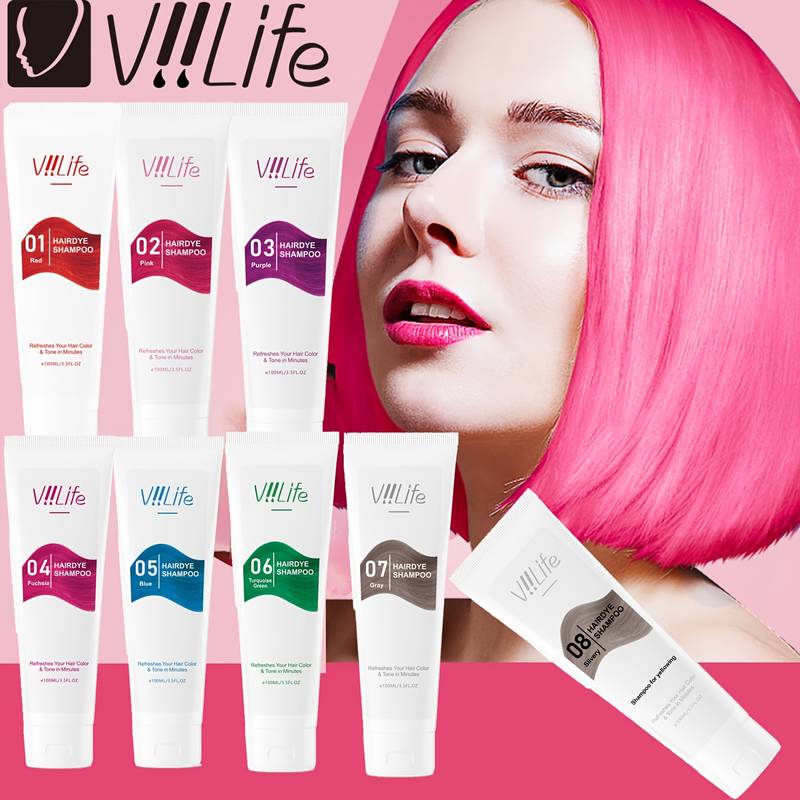 Краска для волос унисекс, перм – обзор и цена Purple Toning Shampoo